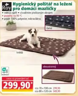 Norma Hygienický polštář na ležení Roy pro domácí mazlíčky nabídka