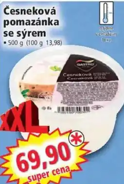Norma Česneková pomazánka se syrem nabídka