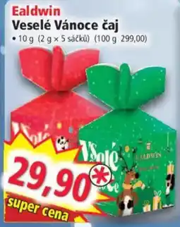 Norma Ealdwin Veselé Vánoce čaj nabídka