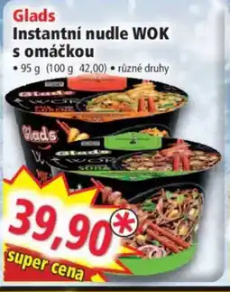 Norma Glads Instantní nudle Wok s omáčkou nabídka