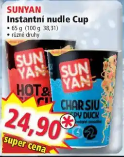 Norma SUNYAN Instantní nudle Cup nabídka