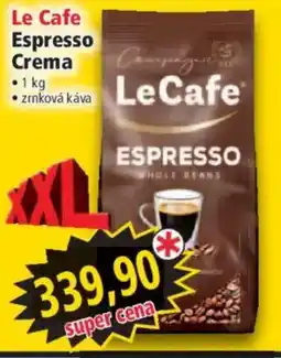 Norma Le Cafe Espresso Crema nabídka