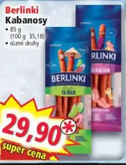 Norma Berlinki Kabanosy nabídka