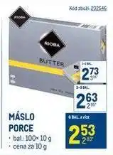 Makro MÁSLO PORCE nabídka