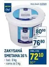 Makro Zakysaná smetana 16% nabídka