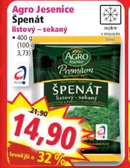 Norma Agro Jesenice Špenát nabídka