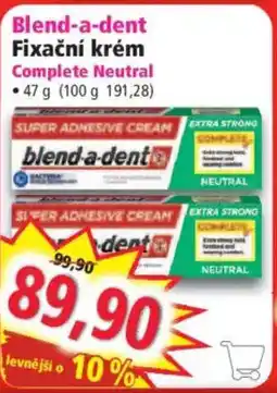 Norma Blend-a-dent Fixační krém nabídka