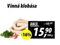 ZEMAN Vinná klobása nabídka