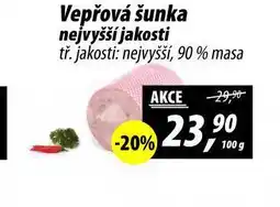 ZEMAN Vepřová šunka nejvyšší jakosti nabídka