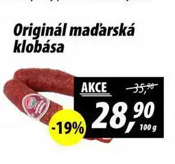 ZEMAN Originál maďarská klobása nabídka