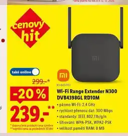 Lidl Wi-fi extender nabídka