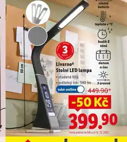 Lidl Stolní led lampa nabídka