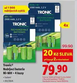 Lidl Nabíjecí baterie ni-mh nabídka