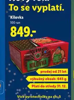 Lidl Kilovka nabídka