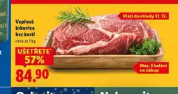 Lidl Vepřová krkovice bez kosti nabídka