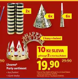 Lidl Party sortiment nabídka