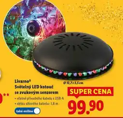 Lidl Světelný led kotouč se zvukovým senzorem nabídka