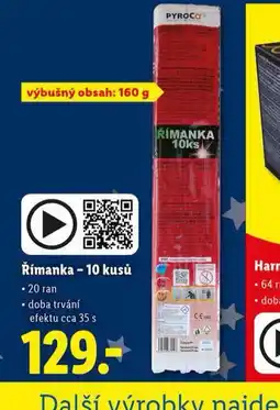 Lidl Římanka nabídka