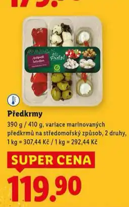 Lidl Předkrmy nabídka
