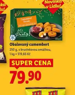 Lidl Obalovaný camembert nabídka