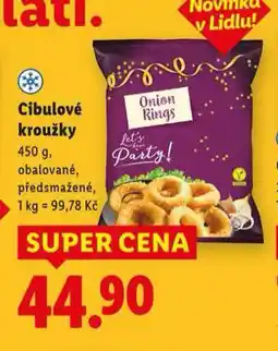 Lidl Cibulové kroužky nabídka