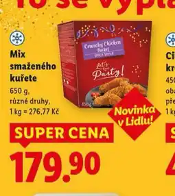 Lidl Mix smaženého kuřete nabídka