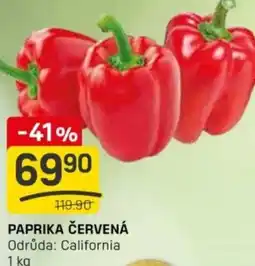 Flop Paprika červená nabídka