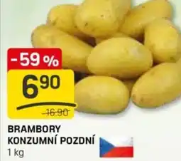 Flop Brambory konzumní pozdní nabídka
