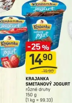 Flop Krajanka smetanový jogurt nabídka