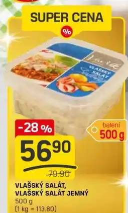 Flop Vlašský salát, vlašský salát jemný nabídka