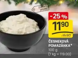 Flop Česneková pomazánka nabídka