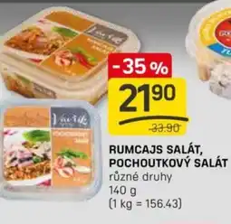Flop Rumcajs salát, pochoutkový salát nabídka