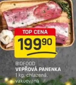 Flop Bidfood vepřová panenka nabídka