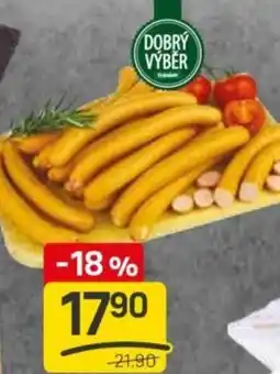 Flop Uzenářství sláma vídeňské párky ve skopovém střívku nabídka