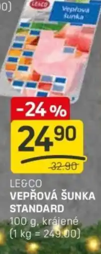 Flop Le&co vepřová šunka standard nabídka