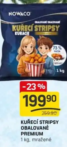 Flop Kuřecí stripsy obalované premium nabídka