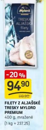 Flop Filety z aljašské tresky mylord premium nabídka