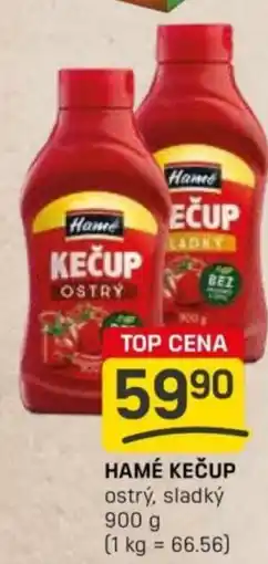 Flop Hamé kečup ostrý, sladký nabídka
