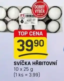 Flop Svíčka hřbitovní nabídka