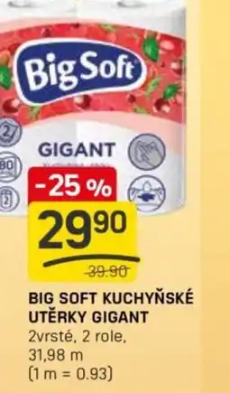 Flop Big soft kuchyňské utěrky gigant nabídka