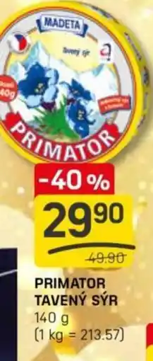 Flop Madeta Primator tavený sýr nabídka