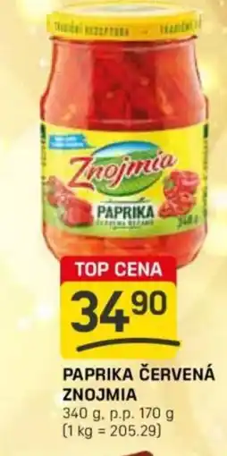 Flop Paprika červená znojmia nabídka