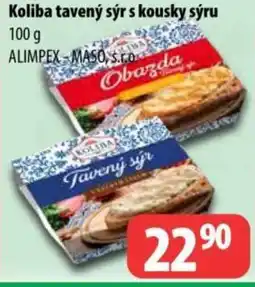Partner Maloobchodní síť Koliba tavený sýr s kousky sýru nabídka