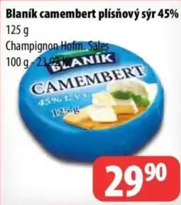 Partner Maloobchodní síť Blaník camembert plísňový sýr 45% nabídka