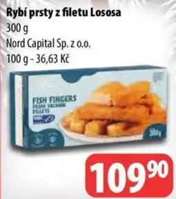 Partner Maloobchodní síť Rybí prsty z filetu Lososa nabídka