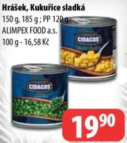 Partner Maloobchodní síť Hrášek, Kukuřice sladká nabídka