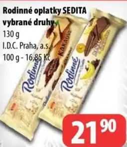 Partner Maloobchodní síť Rodinné oplatky SEDITA nabídka