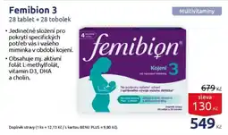 Benu Femibion 3 nabídka