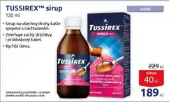 Benu TUSSIREX™ sirup nabídka