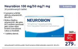 Benu Neurobion 100 mg/50 mg/1 mg nabídka